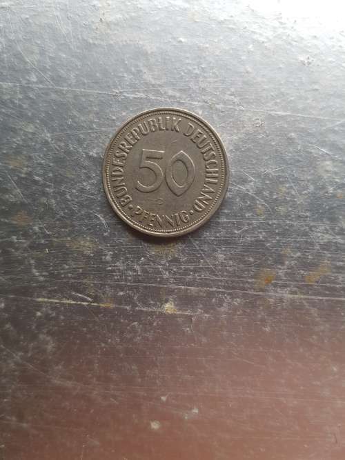 Germany  50 Pfennig  1950 J