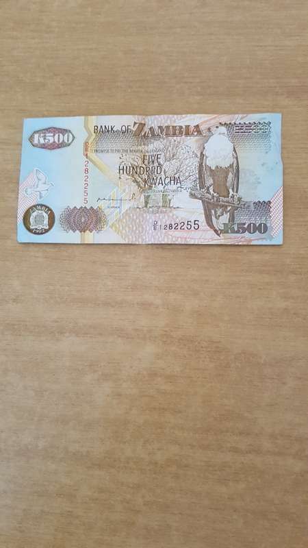 Zambia  500 Kwacha  1992