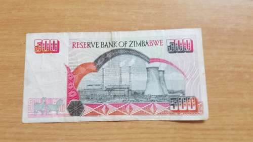 Zimbabwe 500 Dollars  2001