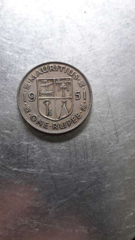 Mauritius   1 Rupee  1951
