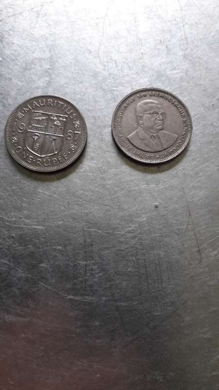 Mauritius   1 Rupee  1987