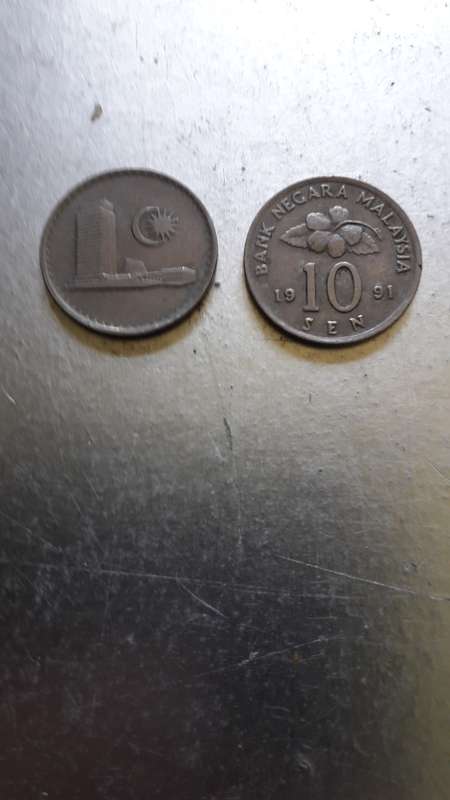 Malasia  10 Sen  1991