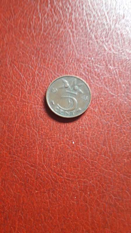 Netherlands  5 Cent 1948