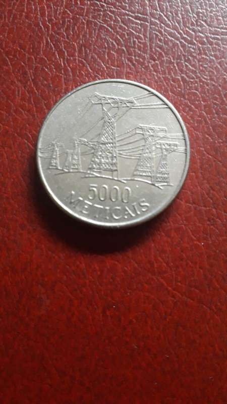 Mozambique   5000 Meticais  1998