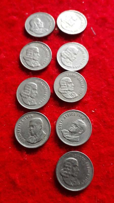 RSA  5 Cent combo  9x coins