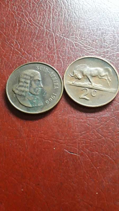 RSA  2 Cent 1966 A
