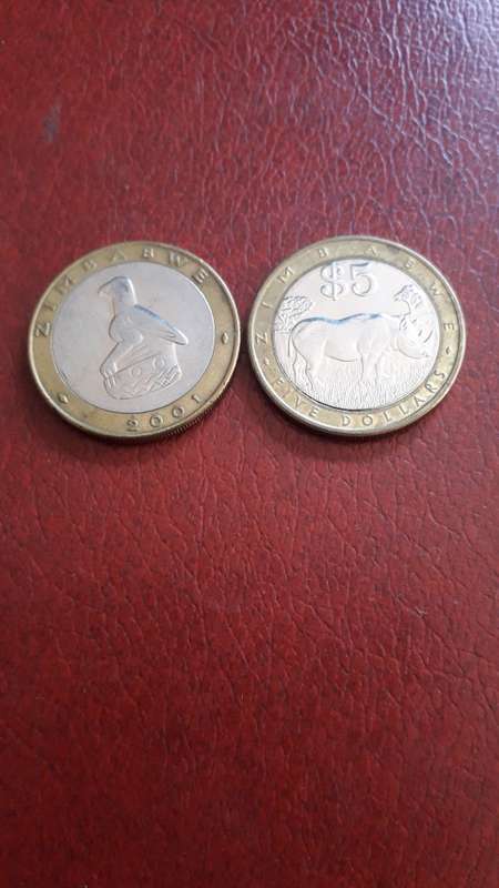 Zimbabwe  5 $  2001