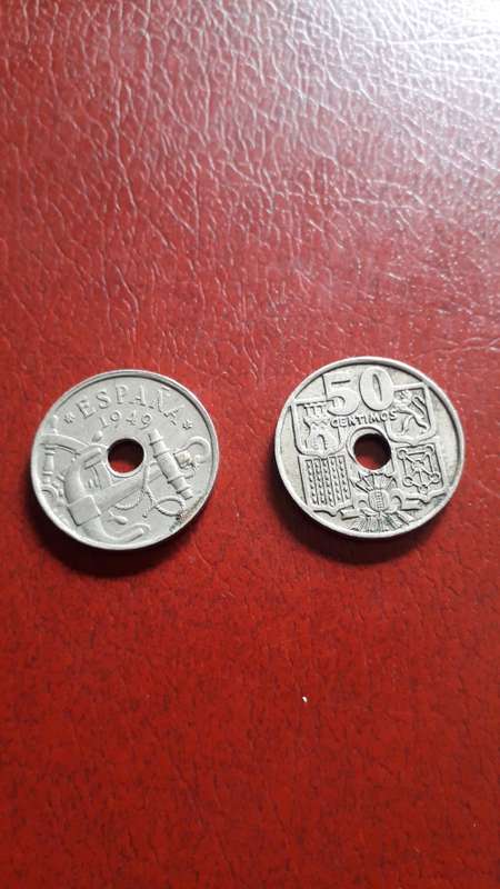 Spain  50 centavos  1949 (62)