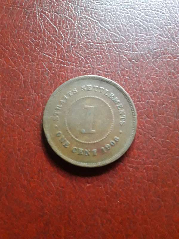 Straits Settlements    1 Cent  1906