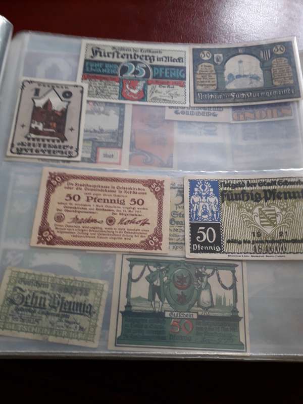 Notgeld  203x combo:  Austria (67x)   Germany (131x)  Hungaria (2x) & Traders (3x)