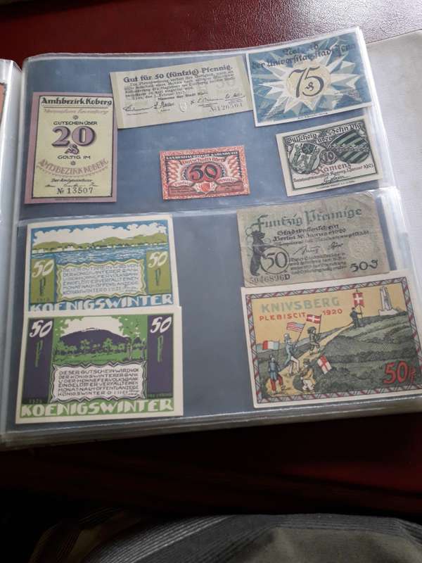 Notgeld  203x combo:  Austria (67x)   Germany (131x)  Hungaria (2x) & Traders (3x)