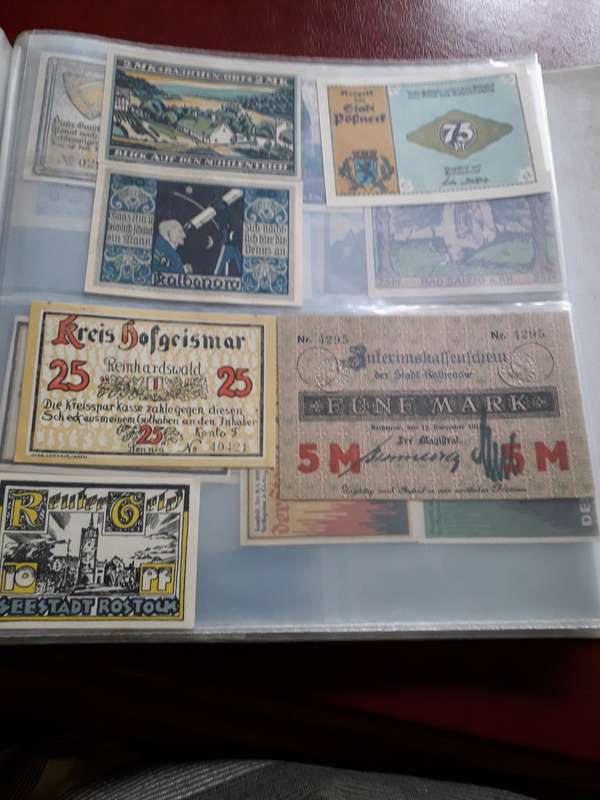 Notgeld  203x combo:  Austria (67x)   Germany (131x)  Hungaria (2x) & Traders (3x)
