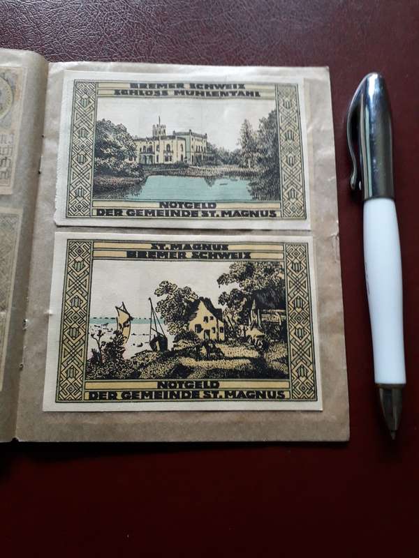 Notgeld  203x combo:  Austria (67x)   Germany (131x)  Hungaria (2x) & Traders (3x)
