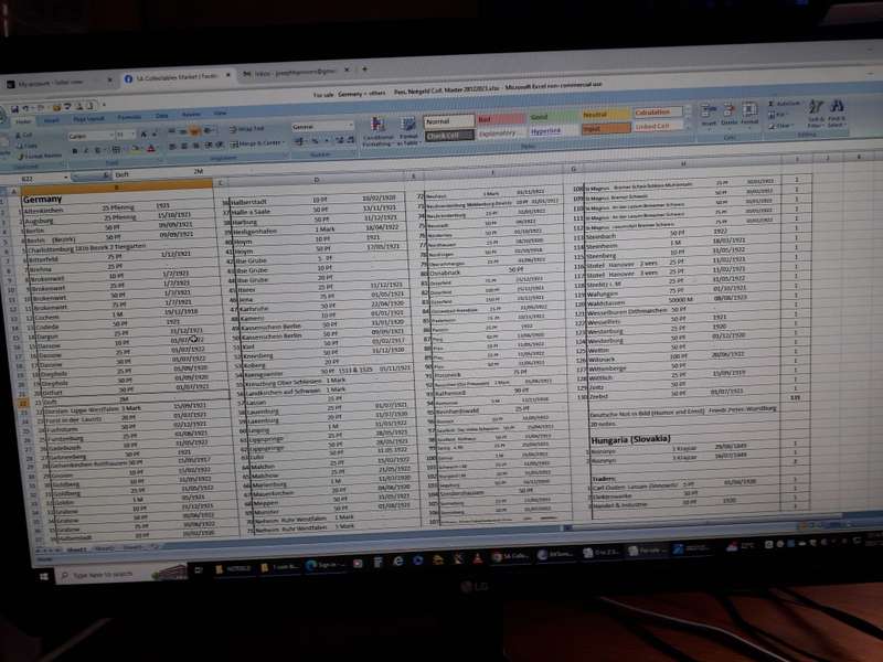 Notgeld  203x combo:  Austria (67x)   Germany (131x)  Hungaria (2x) & Traders (3x)