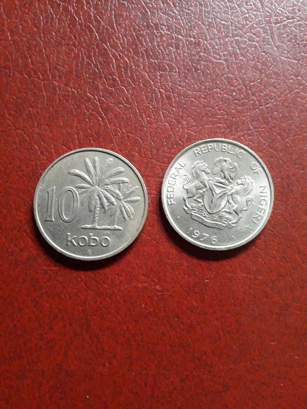 Nigeria  10 Kobo  1976 HG