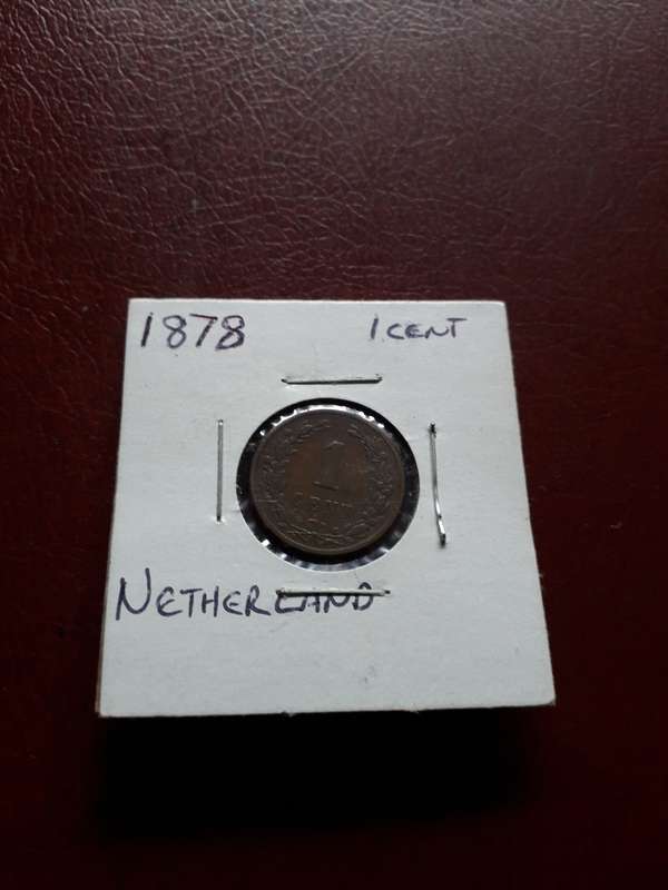 Netherlands  1 cent  1878