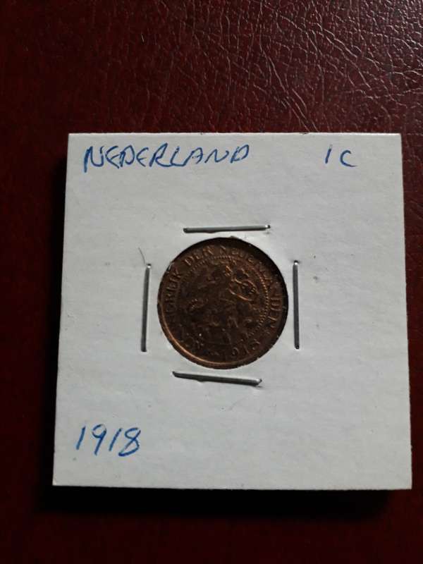 Netherlands  1 cent  1918