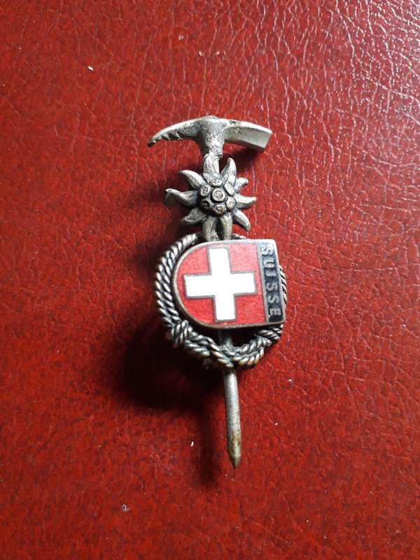 Swiss   pin badge