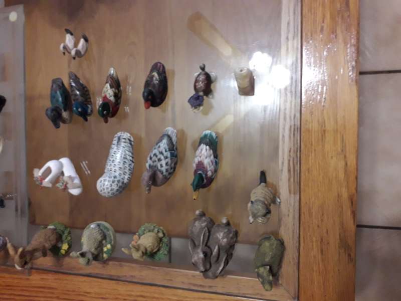 Combination figurines combo  18x  (wood / plastic / porcelain)