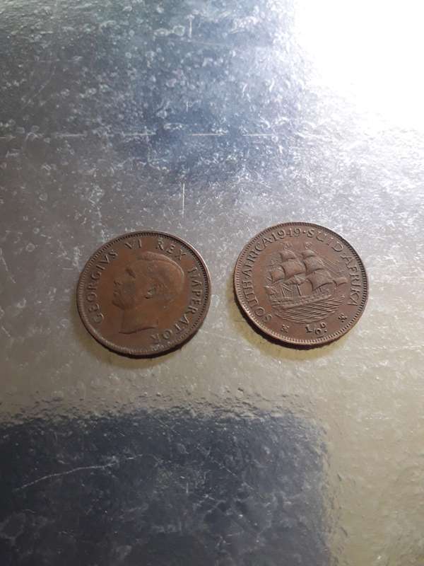 SAU  1/2 penny 1949