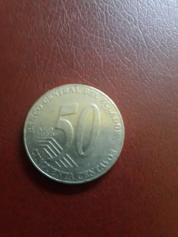 Ecuador  50 cents  2000