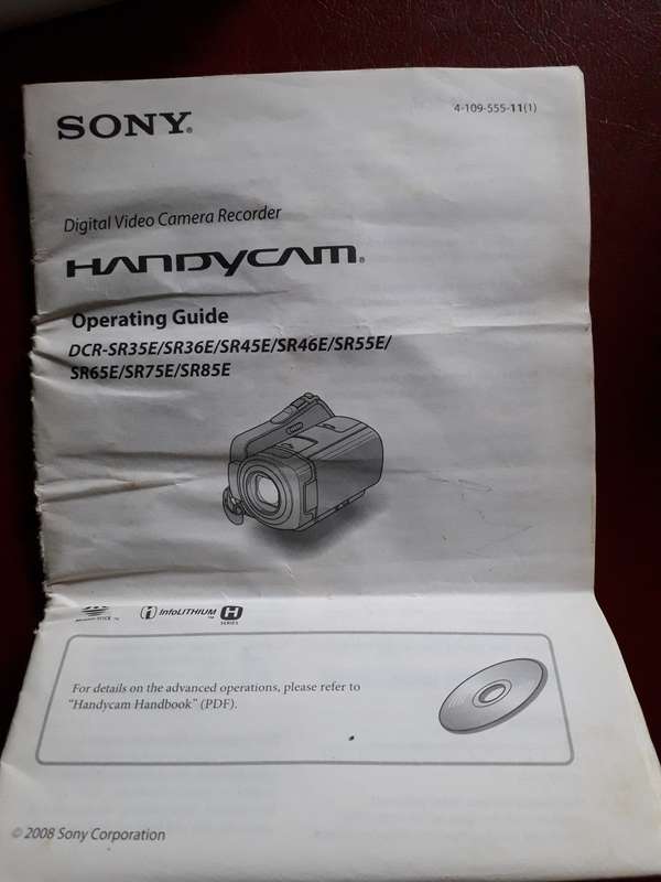 Sony Handycam DCR-SR36 Pal 40GB HDD camcorder Digital Video camera Recorder