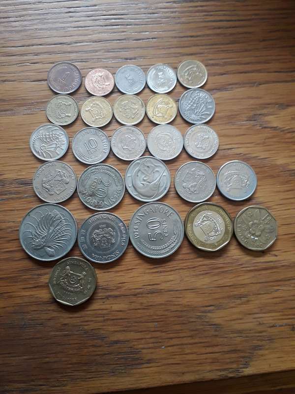 Singapore  combo of 26x coins