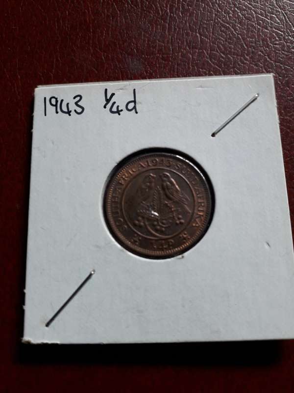 SAU  1/4 Penny  1943