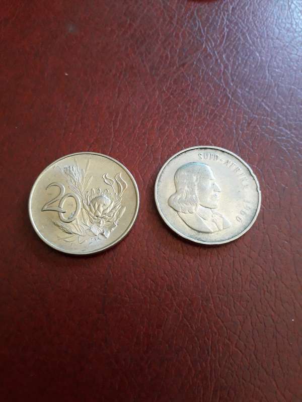RSA  20 Cent  1966 A