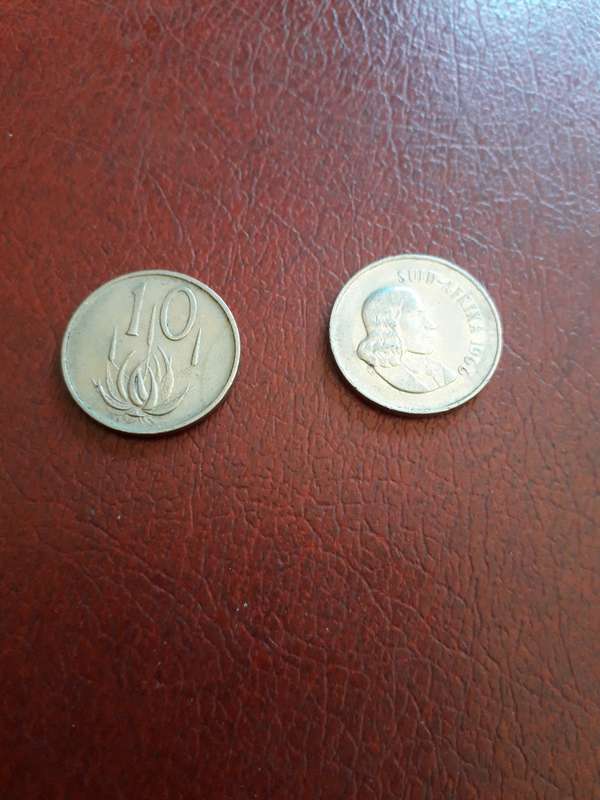 RSA  10 Cent  1966 A