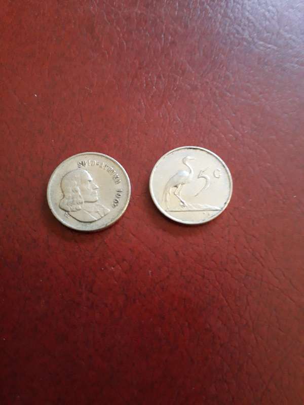 RSA  5 Cent  1969 A