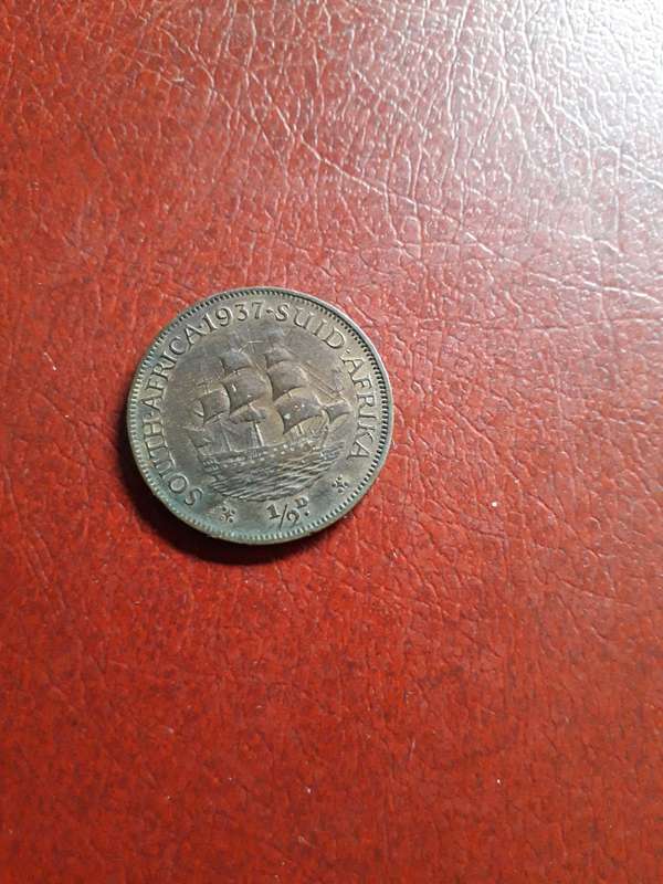 SAU  1/2 Penny  1937
