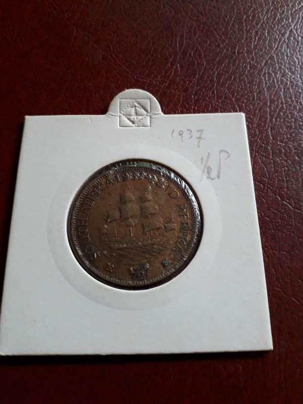 SAU  1/2 Penny  1937