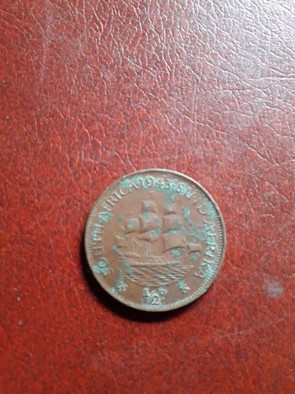 SAU  1/2 Penny  1943