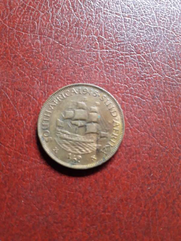SAU  1/2 Penny  1945