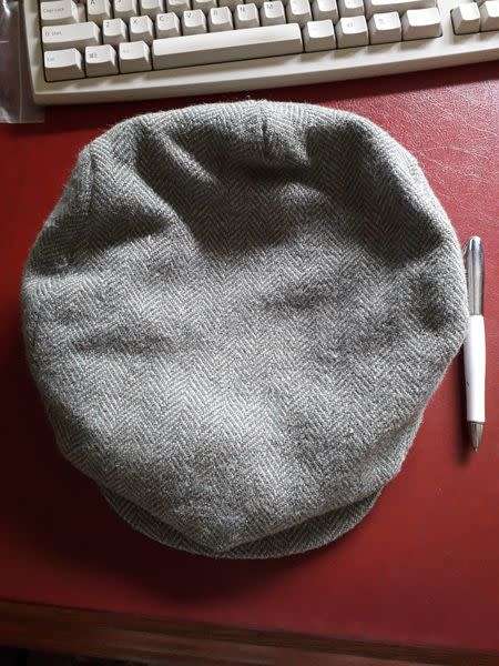 Vintage Hat Tweed Flat cap   (size  @ 60 cm, L)