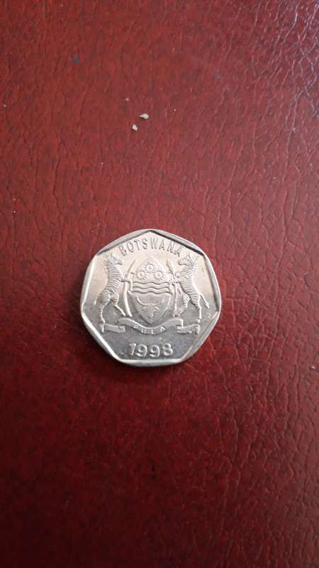 Botswana   20 thebe  1998