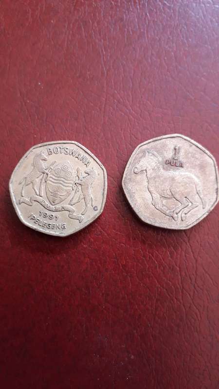 Botswana   1 Pula  1991