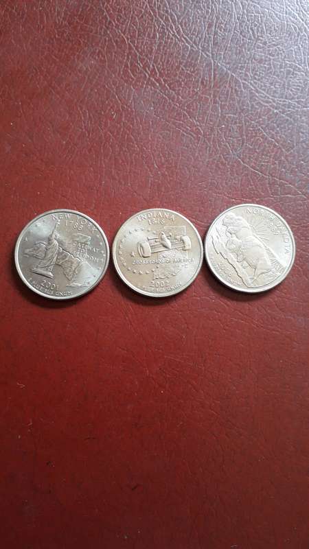 USA  1/4 Dollars combo  3x