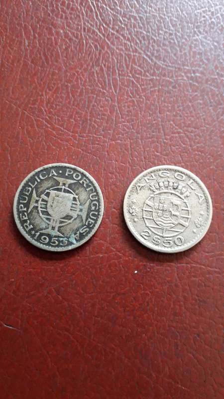 Angola    2.5 Escudos   1953