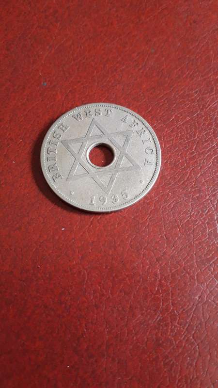 Britsh West Africa   1 penny  1935