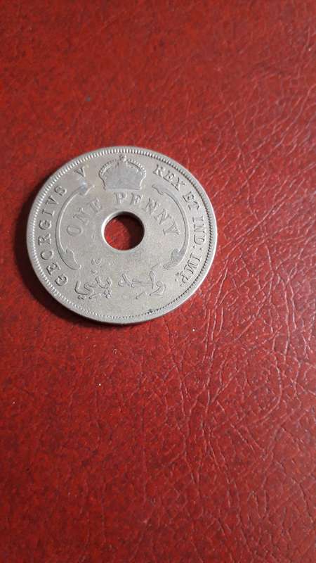 Britsh West Africa   1 penny  1935