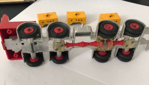 MECCANO DINKY TOYS #936 8 WHEEL CHASSIS TEST LEYLAND TRUCK .