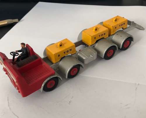 MECCANO DINKY TOYS #936 8 WHEEL CHASSIS TEST LEYLAND TRUCK .