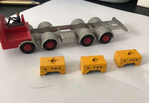 MECCANO DINKY TOYS #936 8 WHEEL CHASSIS TEST LEYLAND TRUCK .