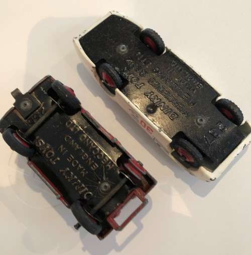 DINKY TOYS: MERSEY TUNNEL LANDROVER (255) and MERCEDES BENZ 237