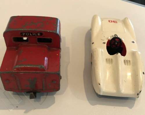 DINKY TOYS: MERSEY TUNNEL LANDROVER (255) and MERCEDES BENZ 237