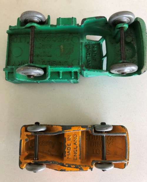 DUBLO DINKY TOYS: # 064 AUSTIN LORRY, #062 SINGER ROADSTER