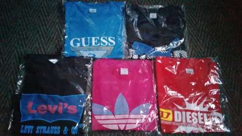 Bargain 5 x Brand printed Tshirts,Amazing Value,5 x lots available