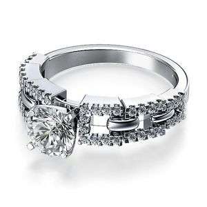 Stunning 1.40 cts Sparkling Solitaire Natural Diamond Ring